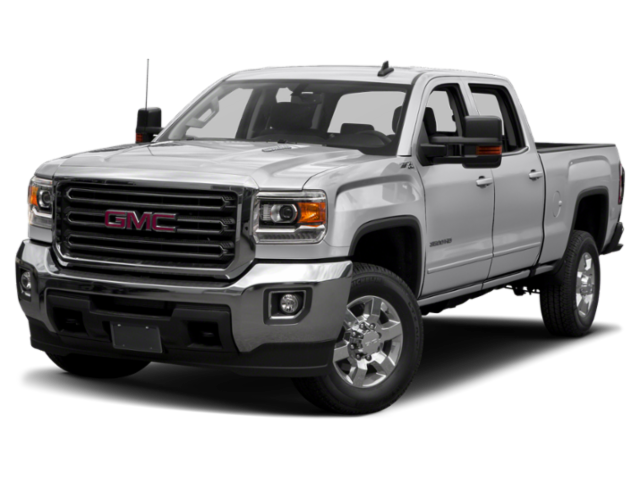 2017 GMC Sierra 3500 HD SLT in Stone Blue Metallic — front three-quarter view